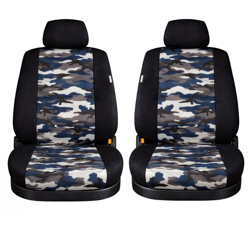 2 x Huse Scaune Auto Camuflaj  pentru Masini Auto Universal Textil