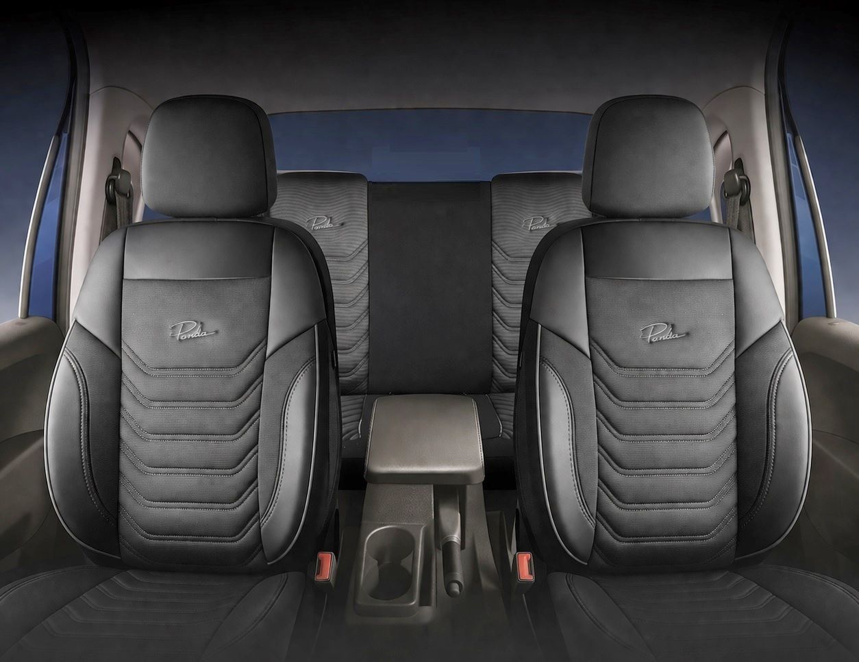 Huse Scaune pentru Masini Auto Universal Nergu Lux PU Piele Textil Set Complet
