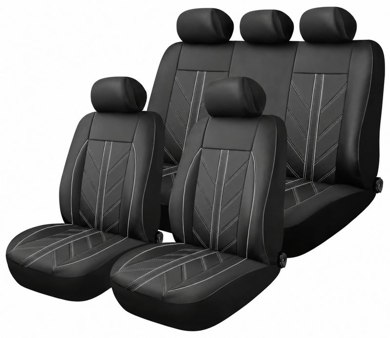 Huse Scaune pentru Masini Auto Universal Nergu Lux PU Piele Set Complet
