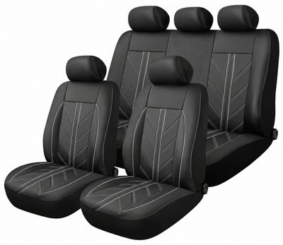 Huse Scaune pentru Masini Auto Universal Nergu Lux PU Piele Set Complet