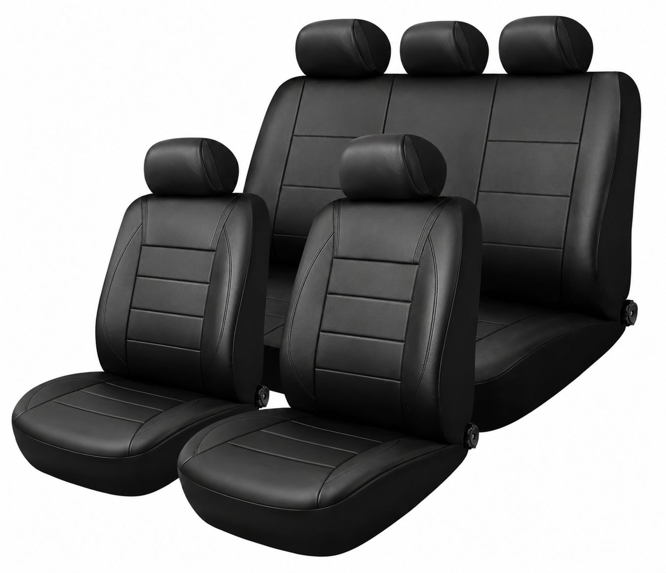 Huse Scaune pentru Masini Auto Universal Nergu Lux PU Piele Set Complet