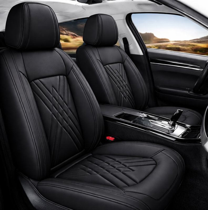 Huse Scaune pentru Masini Auto Universal Nergu Lux PU Piele Set Complet