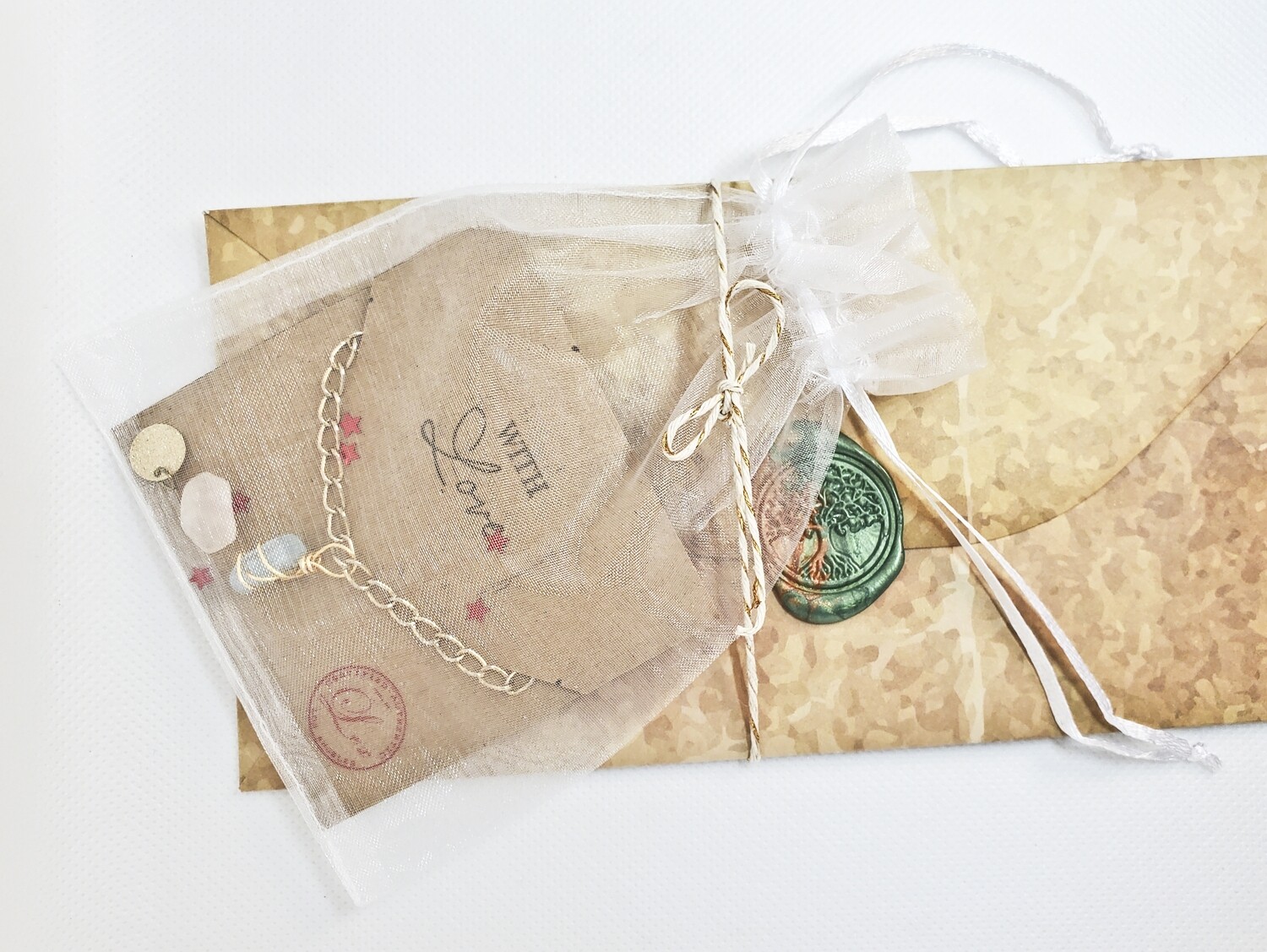Character Inspired Amulet & Chain Necklace, Free Letter Inspired From Desired Character & Extras