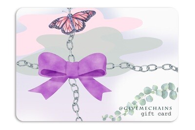 GiveMeChains Gift Cards Now Available