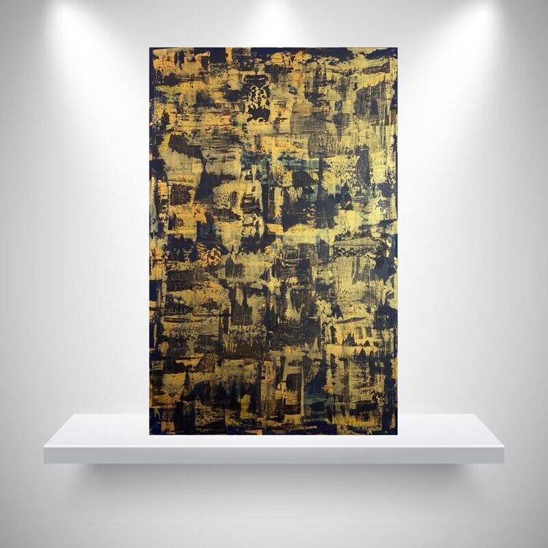 "Blue, Gold And Black"