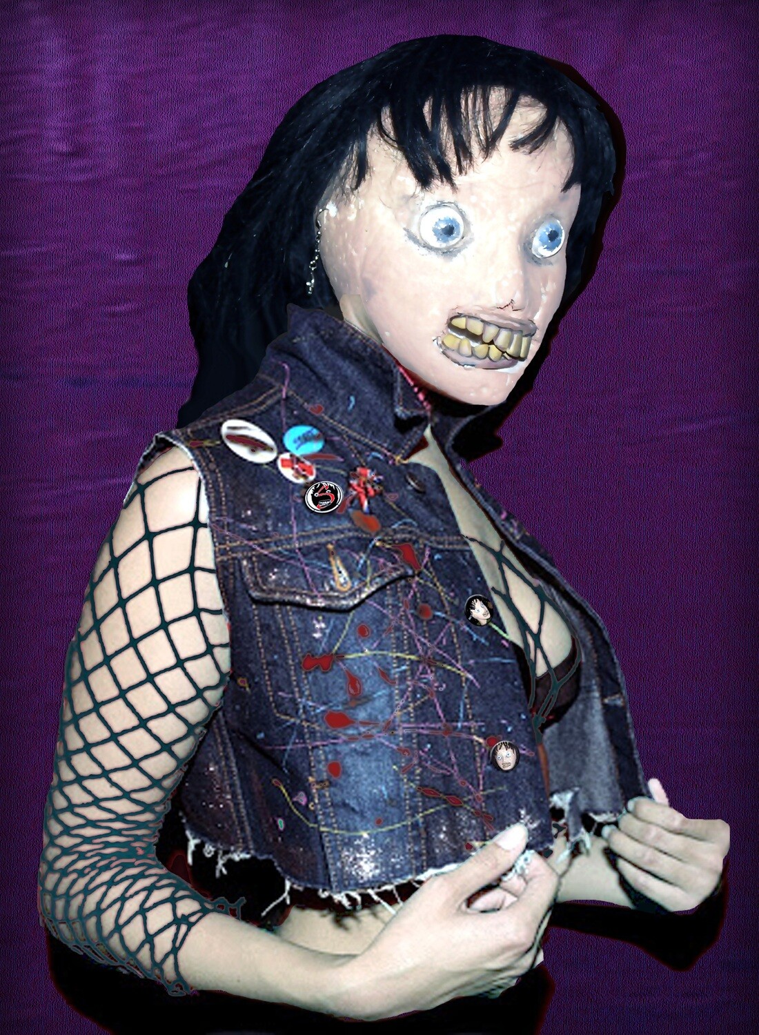 Sally 3-Button Pin Set on Collector&#39;s Card