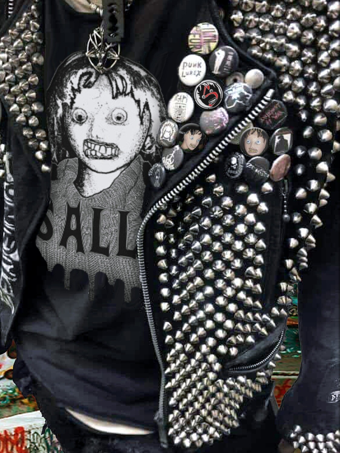 Sally 3-Button Pin Set on Collector&#39;s Card