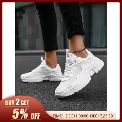 The Same Style of Sports Shoes for Men and Women, Casual Shoes, Running Shoes, Pure White, Fresh, Simple, Ultra-light,sneakers