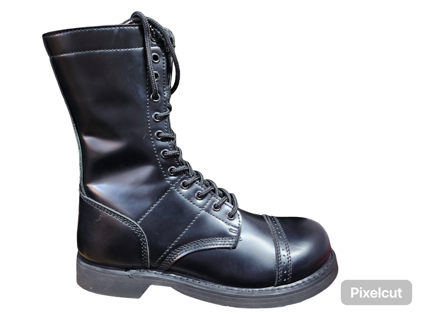Emt Boots Men Rothco 10-Inch Brown Leather Military Jump  display picture 2