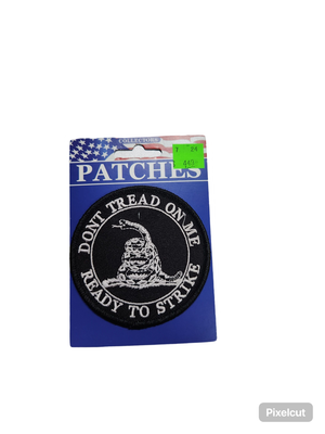Dont Tread On Me Patch - Blk Round