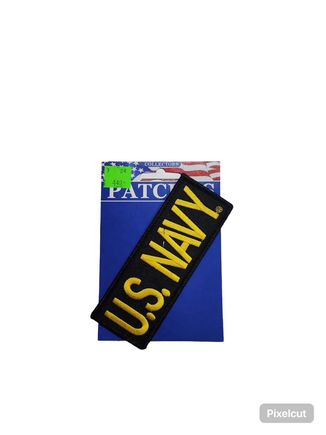 USN TAB US NAVY GLD/BLK PATCH