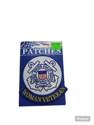 USCG WOMAN VETERAN PATCH