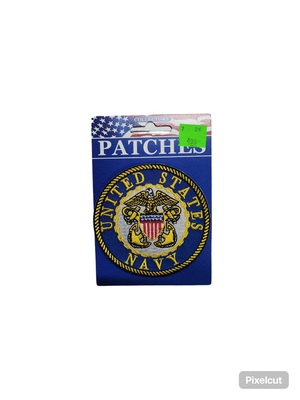 USN LOGO ANCHORS PATCH