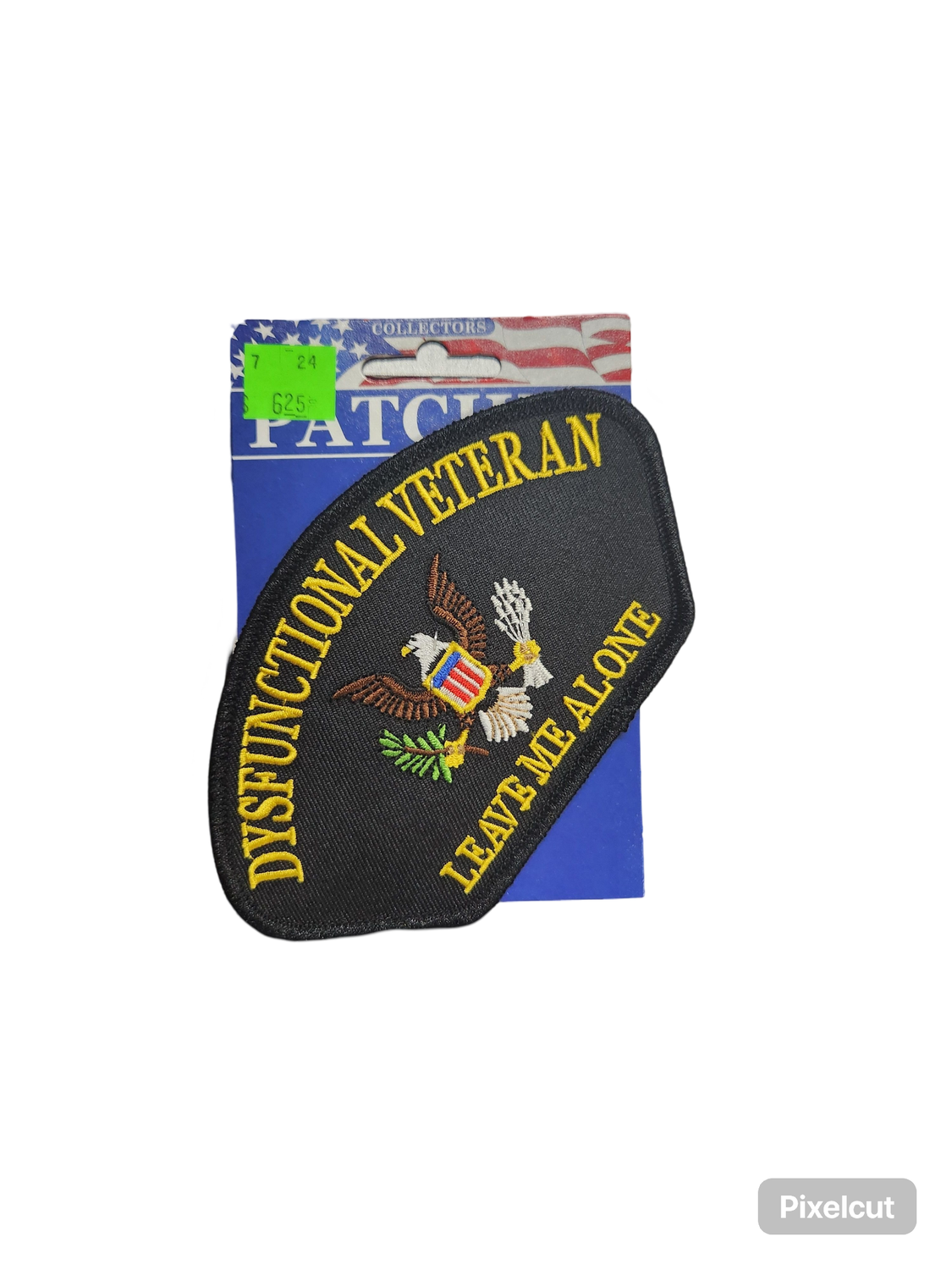 FUN DYSFUNCTIONAL VETERAN HAT PATCH