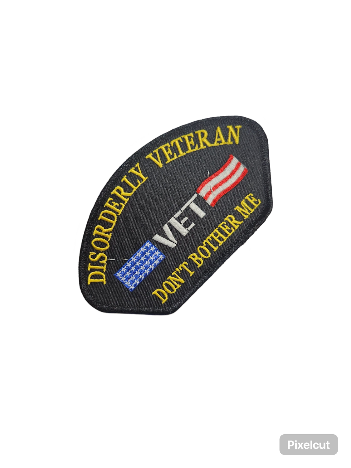 FUN DISORDERLY VETERAN HAT PATCH