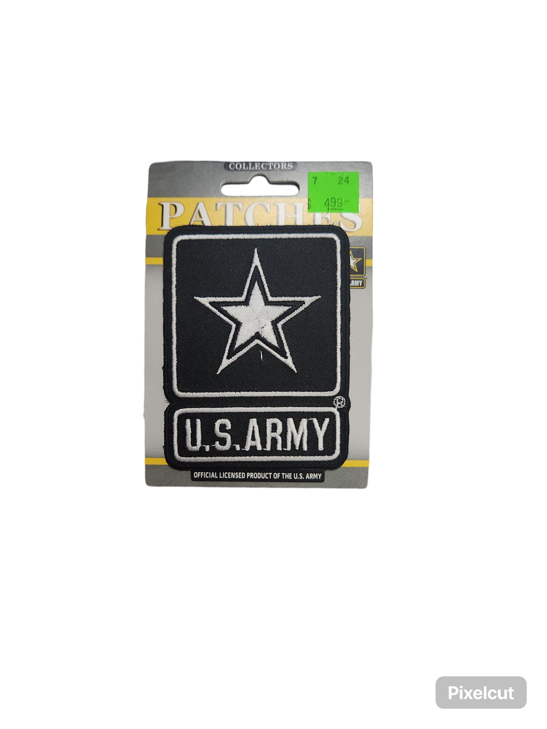Army Logo Patch (WHT/BLK)