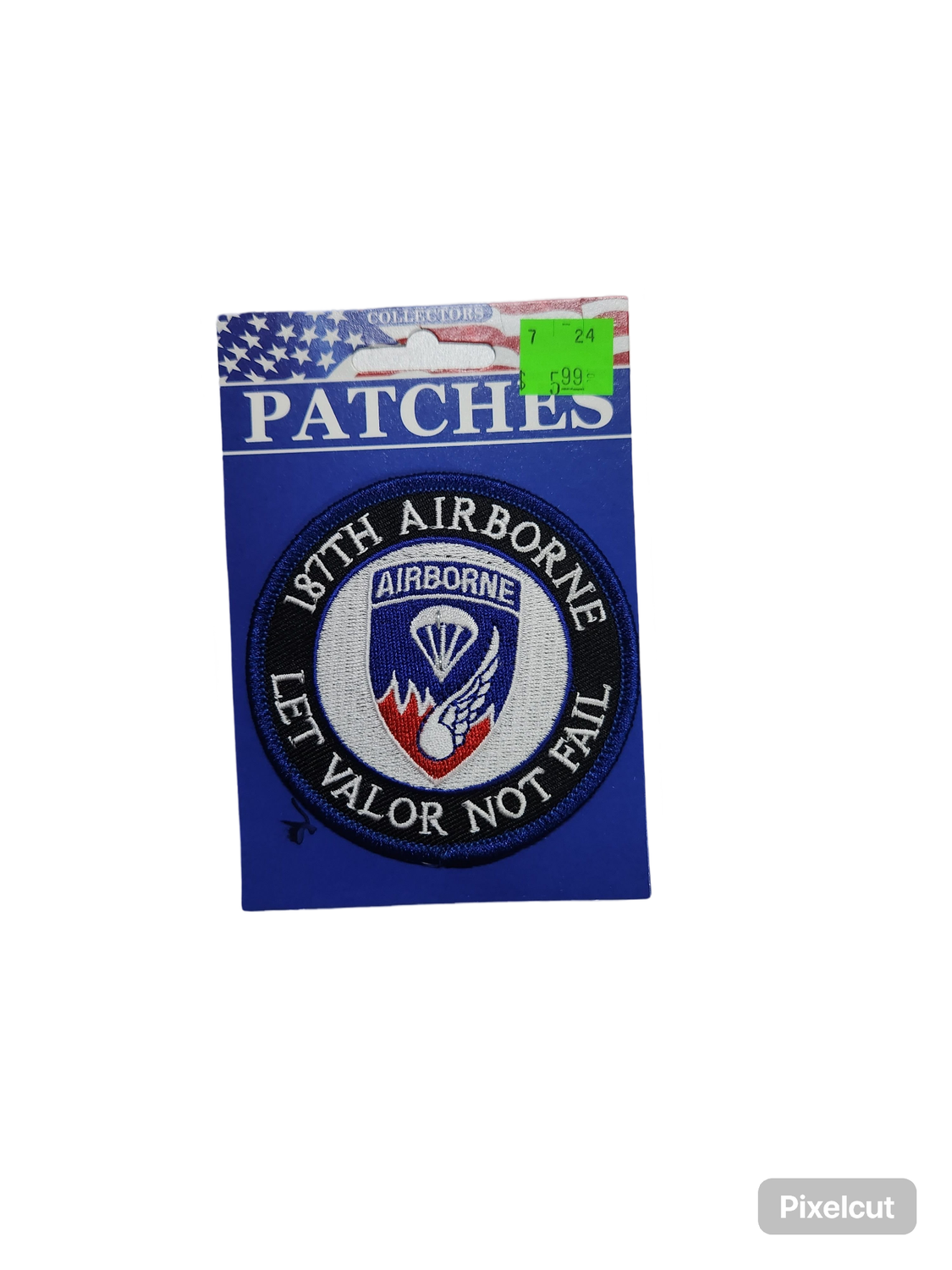 Army 187th ABN Valor Patch