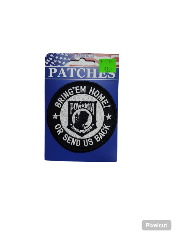 POW MIA 'Bring Em Home' Embroidered Beanie – Stretch Fit Skull Cap (Unisex)