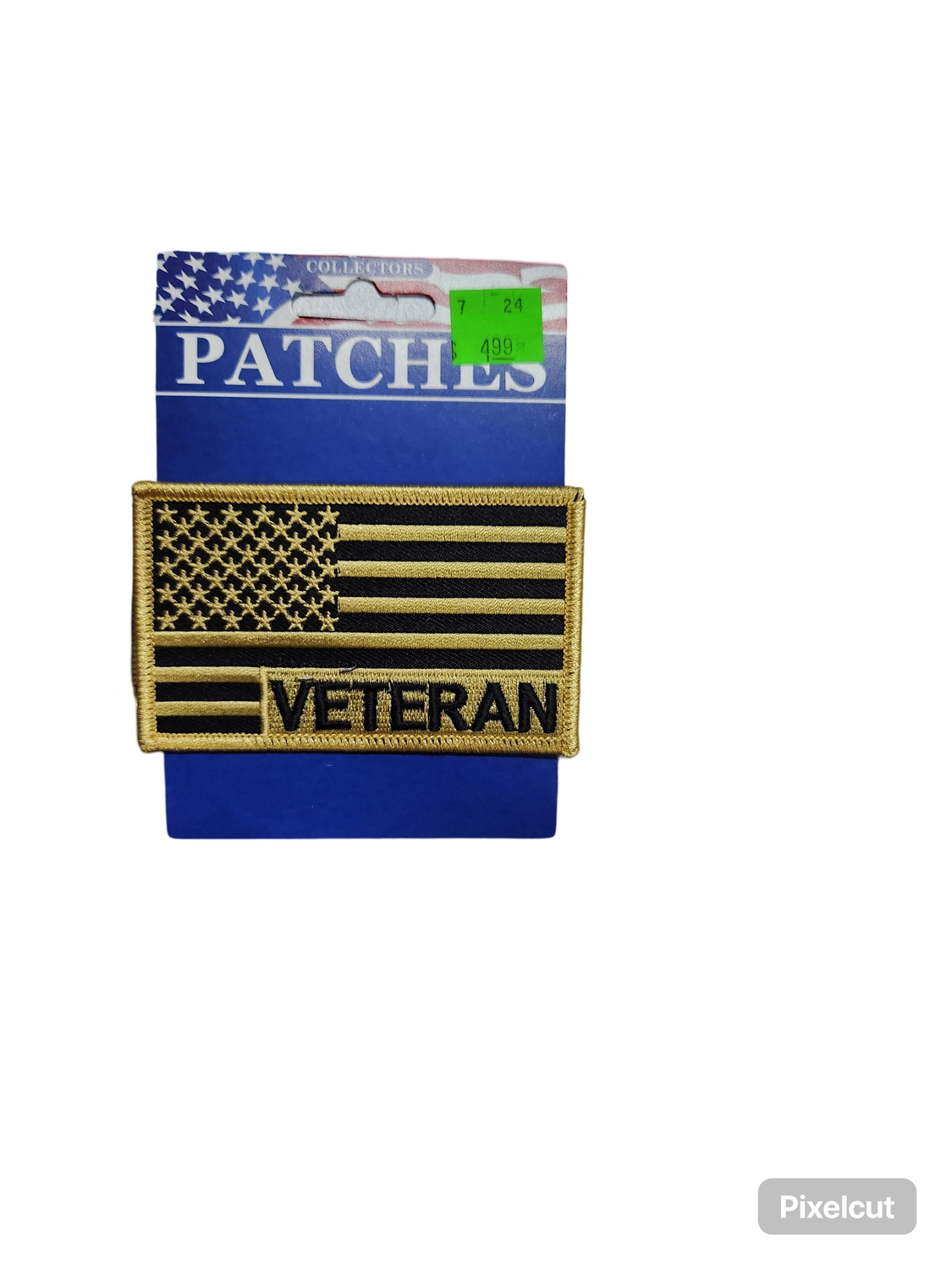Flag USA Desert Vet L Patch