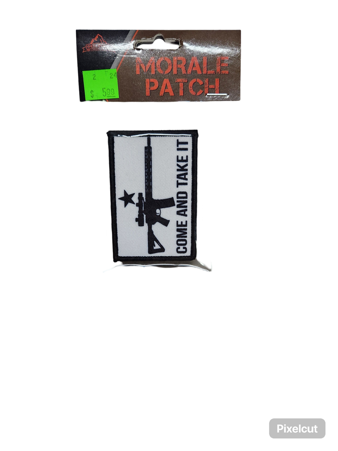 come and take it patch velcro