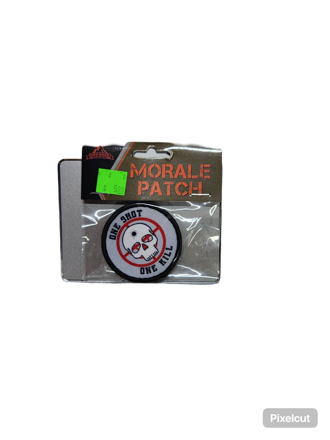 one shot one kill patch velcro