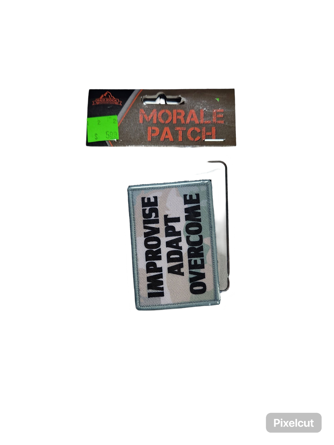 improvise adapt overcome patch velcro
