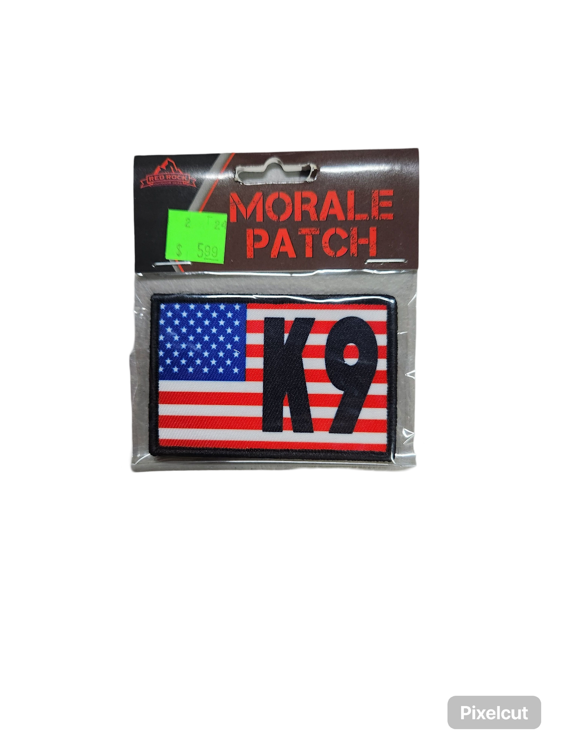 K9 US flag patch velcro