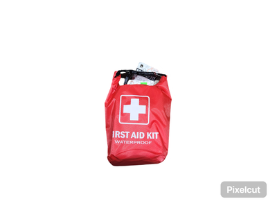 First Aid Kit w/ Waterproof Dry Sack
