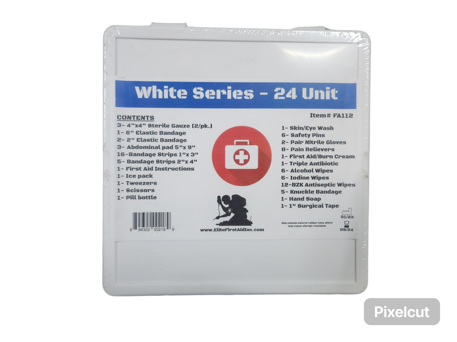 ELITE FIRST AID-WHITE SERIES-24 UNIT