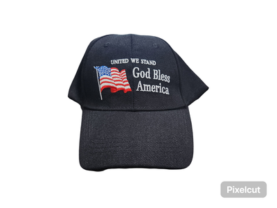 UNITED WE STAND/GOD BLESS AMERICA HAT