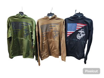 USMC Concealed Carry Hooded Sweatshirt