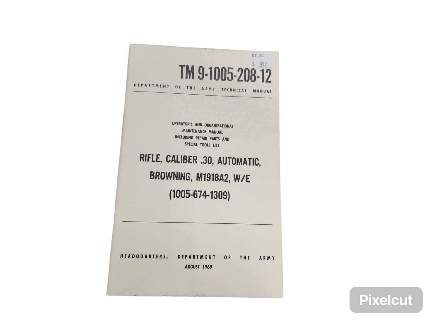 Operators and Organizational Manual for Rifle