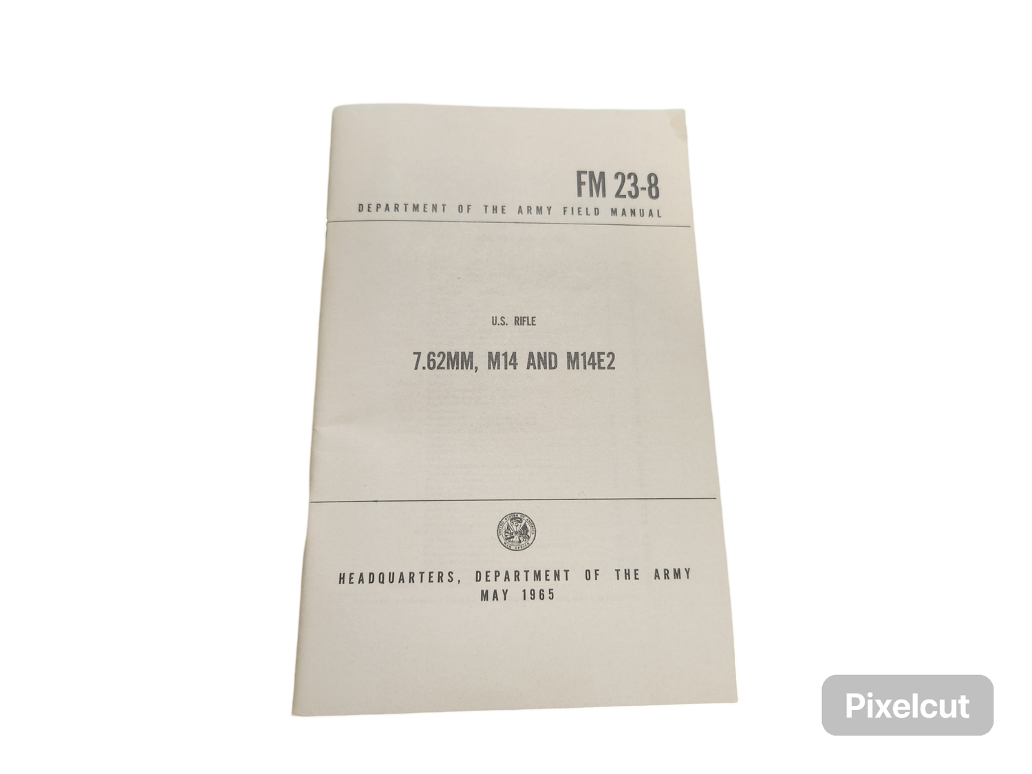 US Rifle, M14, M14E2 Manual