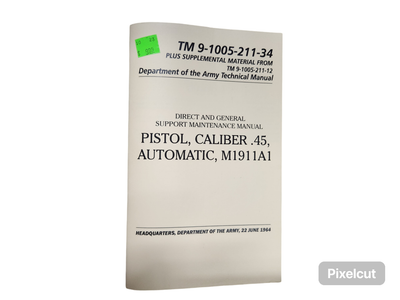 Support Maintenance Manual for Pistol