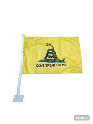 Don&#39;t Tread On Me 2 Sided Car Window Flag