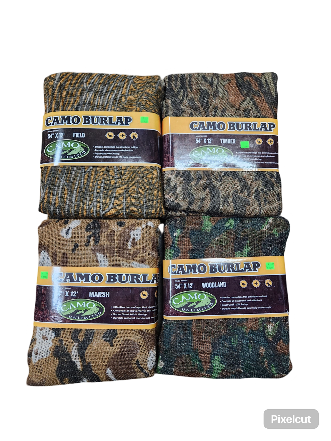 Camo Unlimited Camouflage Burlap