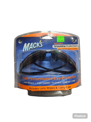 MACK&#39;S SHOOTER PROTECTION SAFETY GLASSES