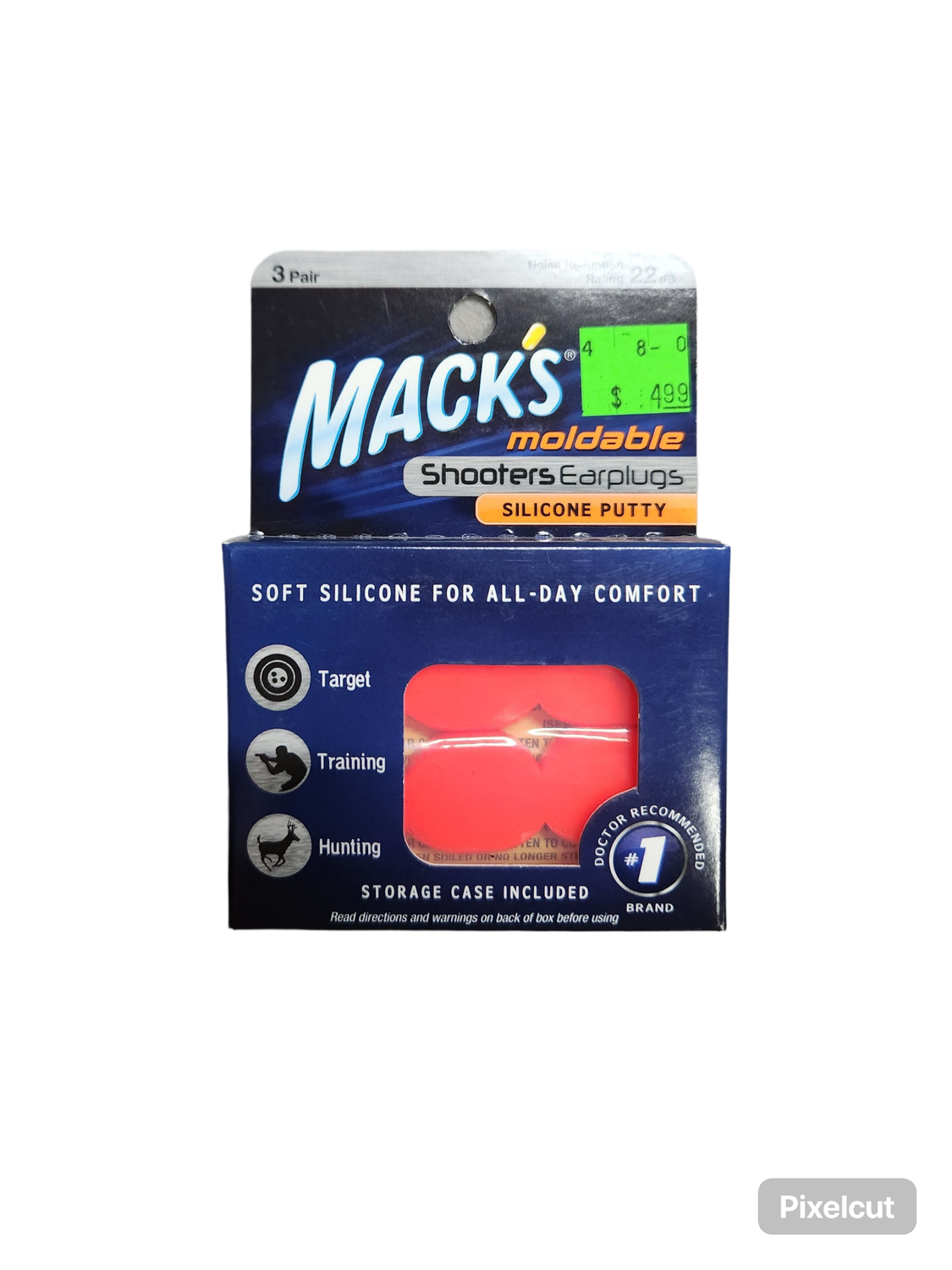 MACK&#39;S MOLDABLE SHOOTERS EARPLUGS