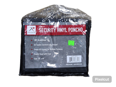 ROTHCO SECURITY VINYL PONCHO