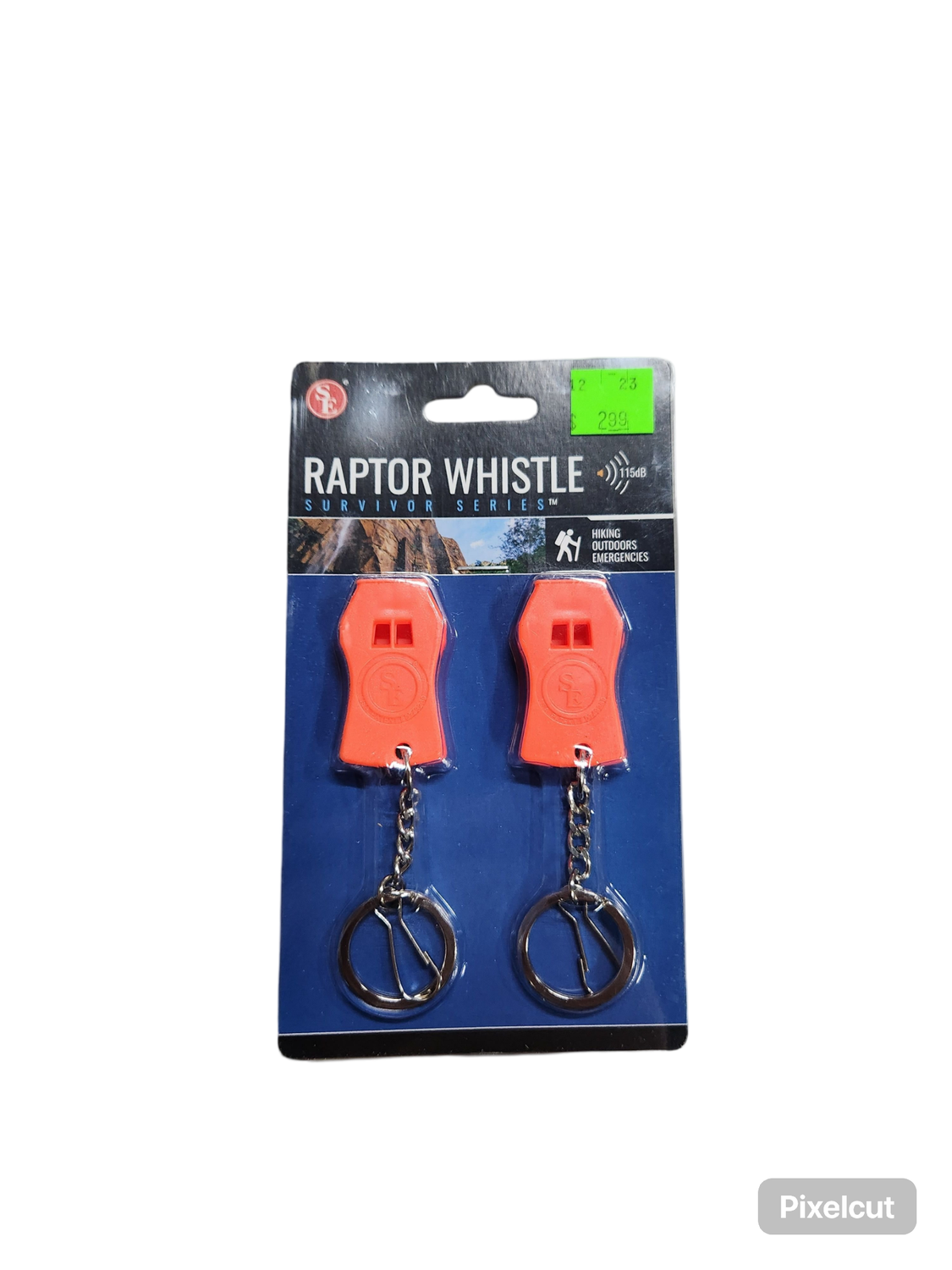 2pc Plastic Raptor Whistle