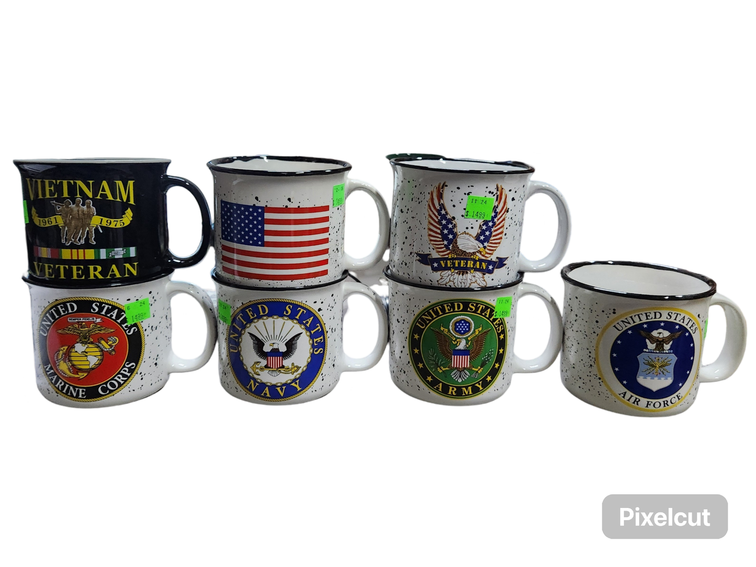 MILITARY BRANCH COFFEE MUGS