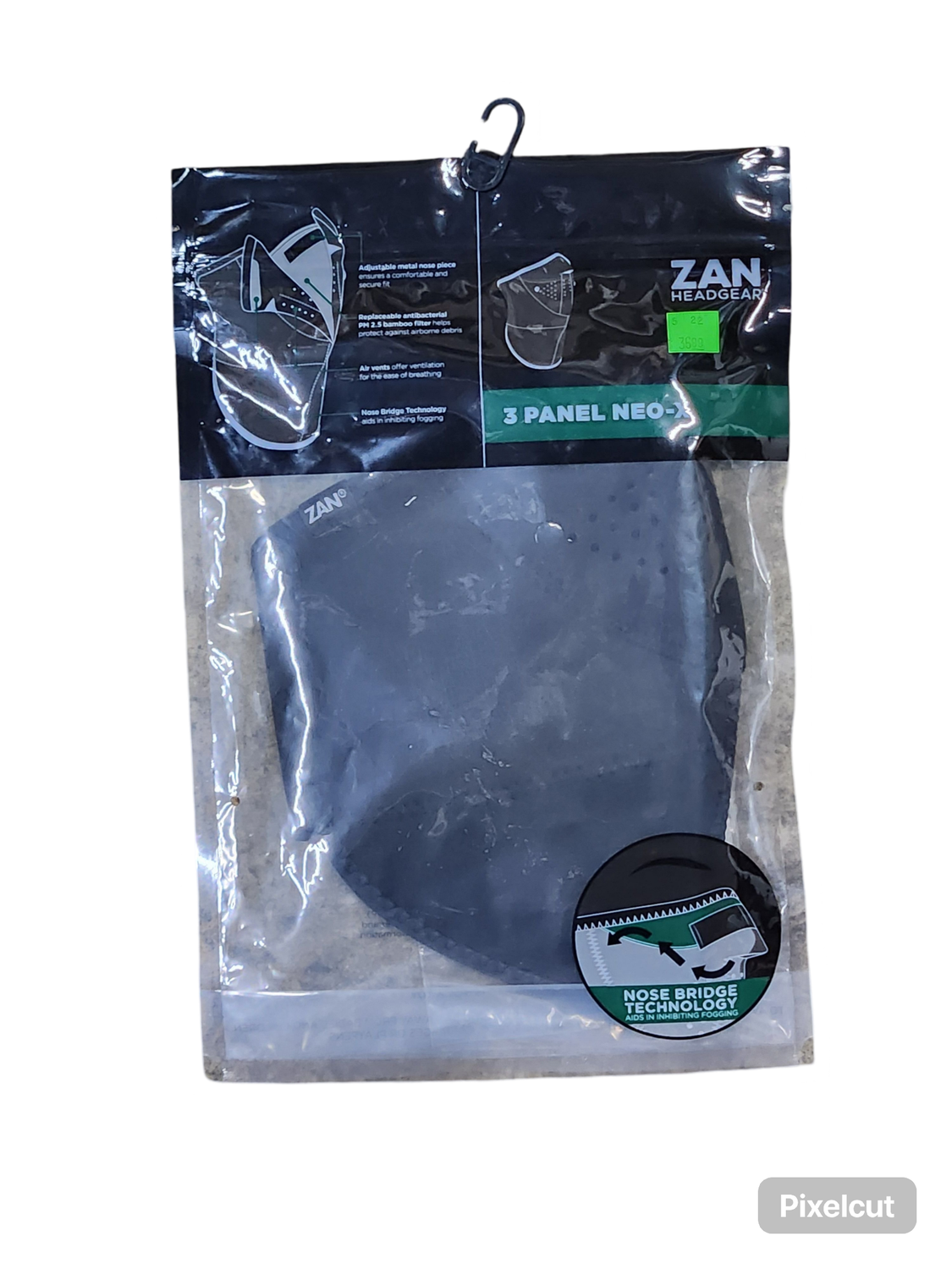 ZAN 3 panel Neo-X Neoprene black w/PM2.5 filters