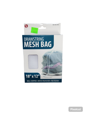 DRAWSTRING MESH BAG 18&quot; X 12&quot;