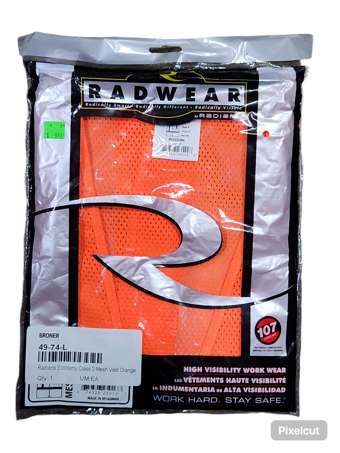 ORANGE MESH SAFETY VEST