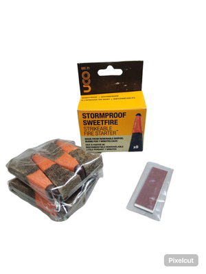 UCO stormproof sweetfire firestarter - 8 pack