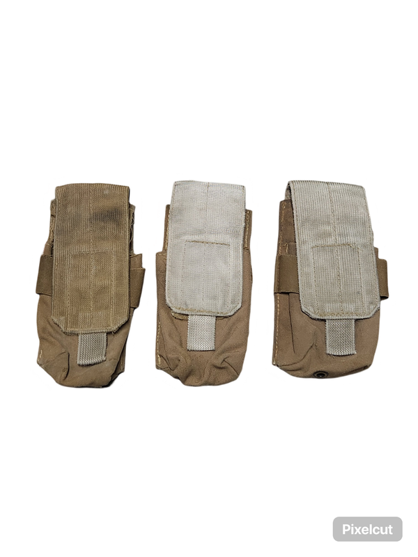 Tactical Molle Double Magazine Pouch Holster Pistol Mag Holder 9MM