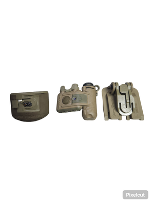 (BOXED)SUREFIRE HL1-B-TN LIGHT WITH FRONT AND SIDE HELMET MOUNT