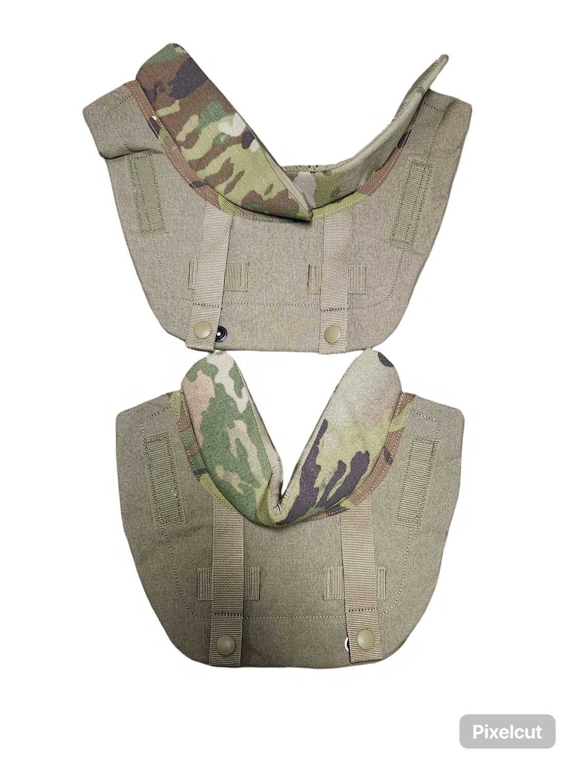 US Army IOTV Yoke and Collar Front and Rear Assembly, OCP