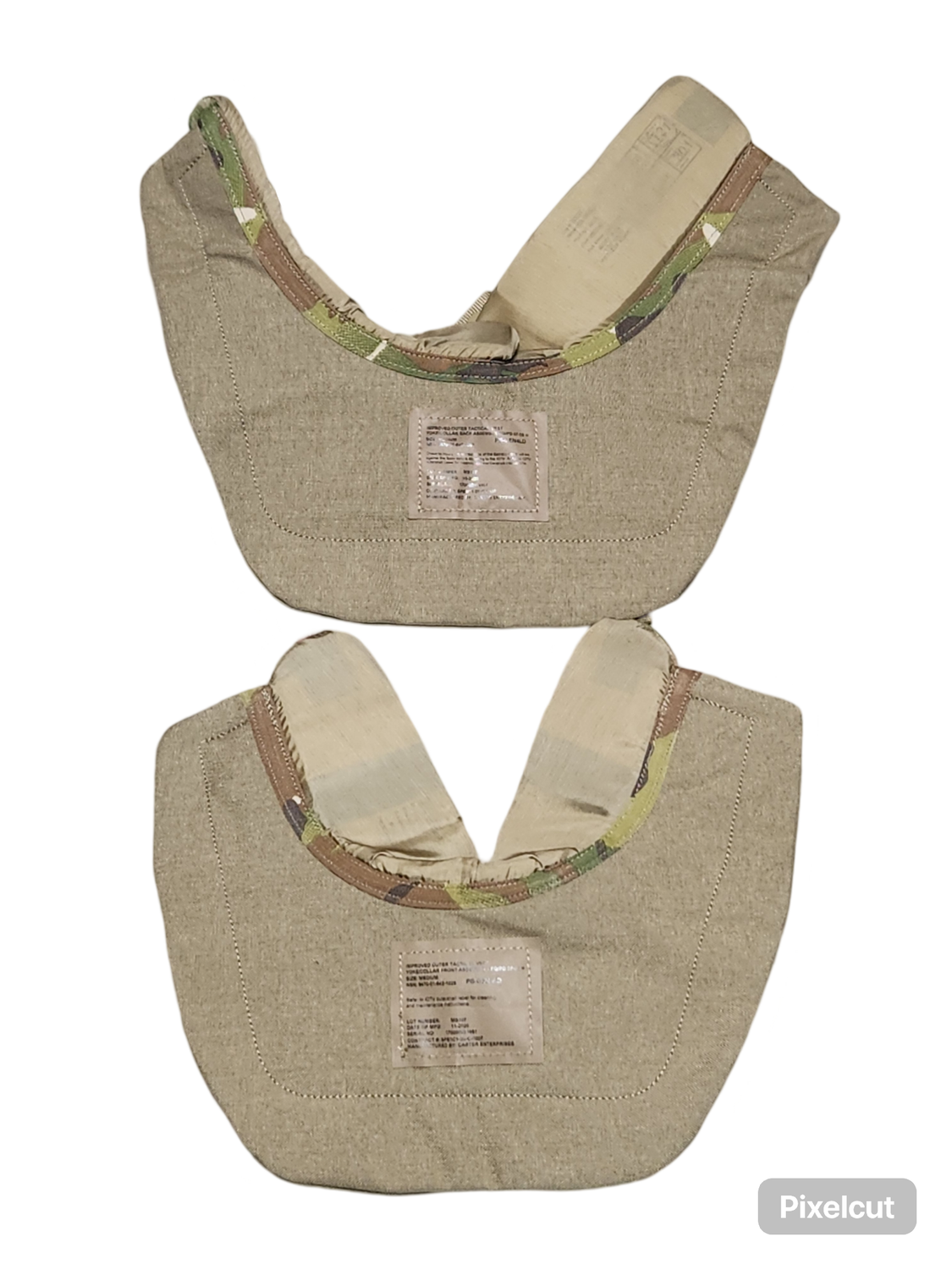 US Army IOTV Yoke and Collar Front and Rear Assembly, OCP