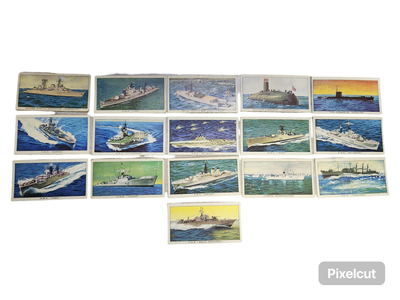 KELLOG TRADING CARD&#39;S: SHIPS OF THE BRITISH NAVY(1962)